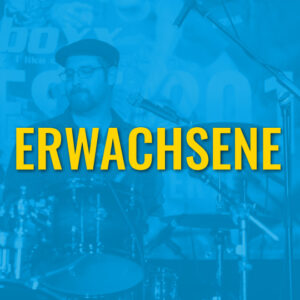 Schlagzeugunterricht Level 1&2 ab 18J - Jahresabo